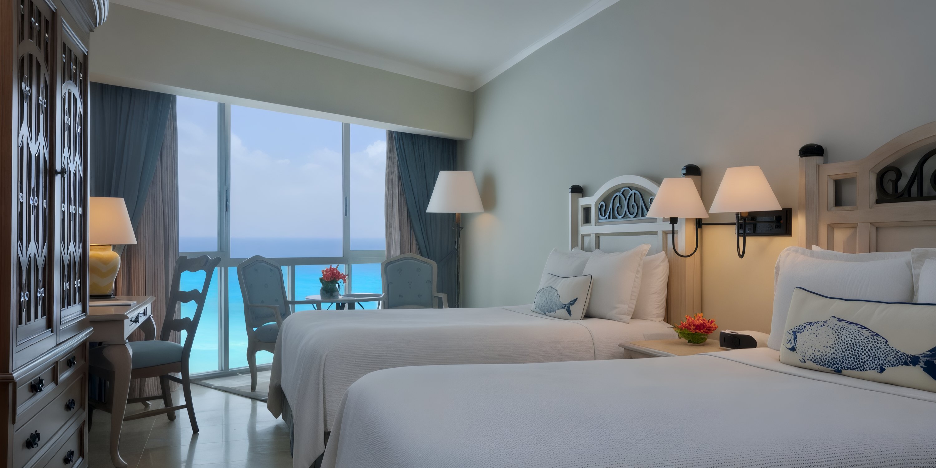 Rideaux HOme "Cancun" - 66x72 Pouces - Doublés, Luxueux - Neufs